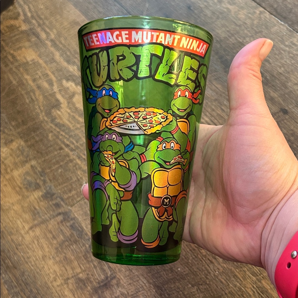 2014 Viacom Just Funky Teenage Mutant Ninja‎ Turtles Cup Glass TMNT